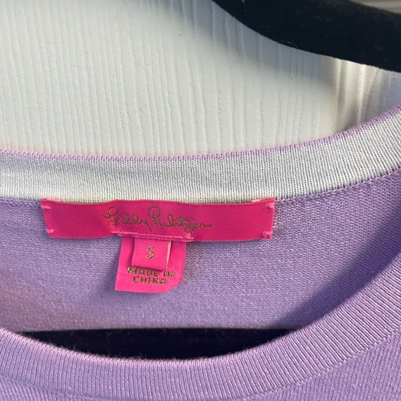 Lily Pulitzer Lavender sweater - Picture 5 of 7